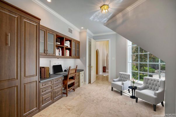 Home Office, Interior, Recessed Lighting