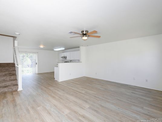 Empty room, Interior, Kitchen, Wood Texture Flooring