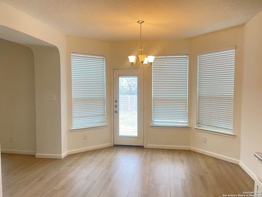 Chandelier, Empty room, Interior, Wood Texture Flooring