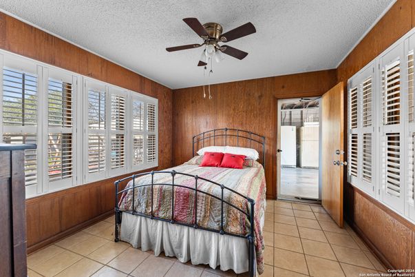 Bedroom, Interior, Wooden Walls