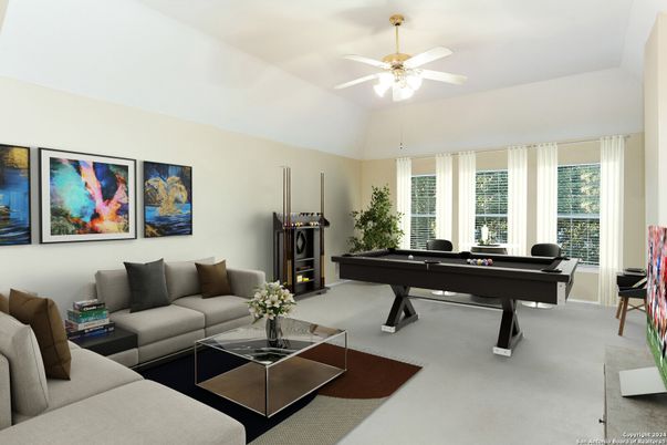 Billiard Table, Game Room, Interior, Living room
