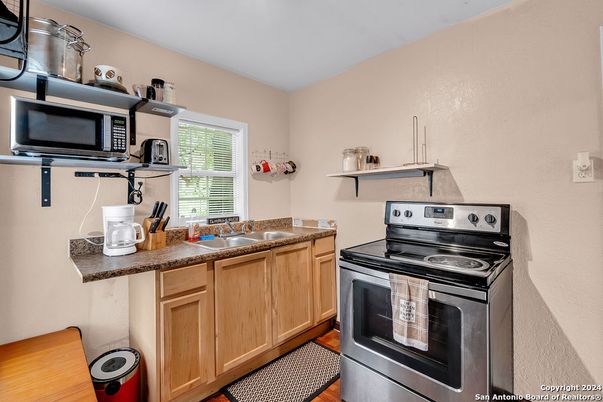 Interior, Kitchen, Wood Texture Flooring