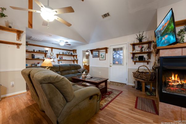Fireplace, Interior, Living room, Wood Texture Flooring