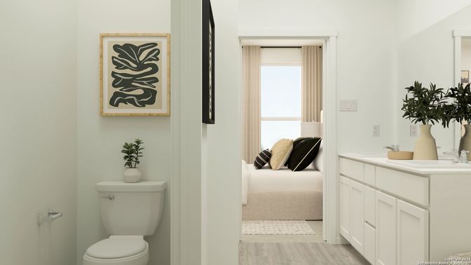 Bathroom, Interior, Wood Texture Flooring