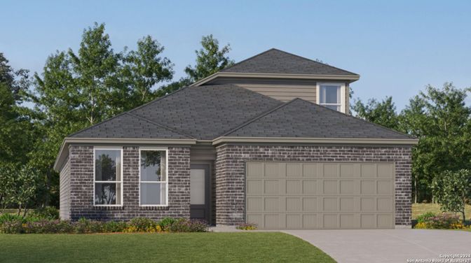Attached, Exterior, Facade, Brick Facade, Brick Traditional