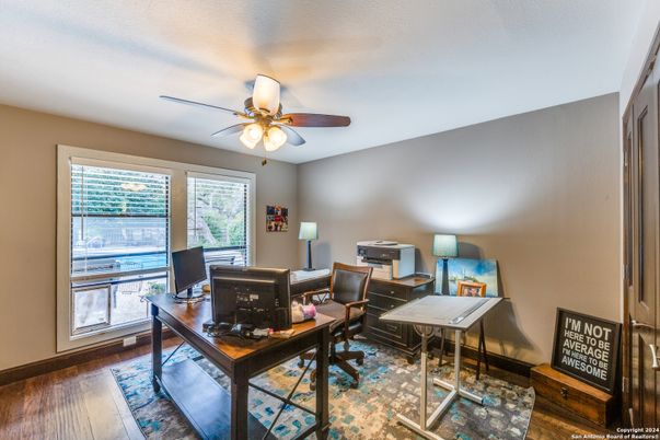 Home Office, Interior, Wood Texture Flooring