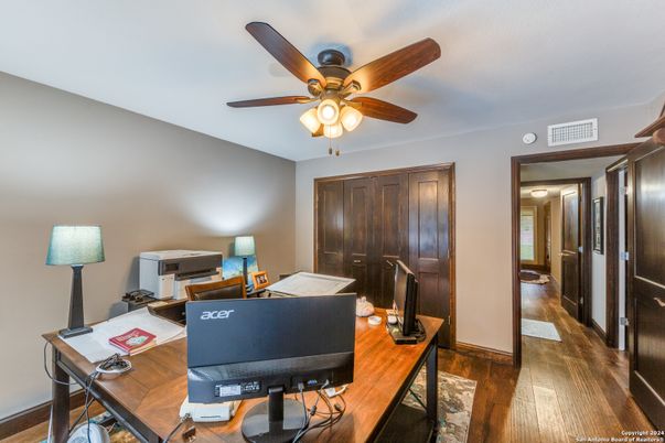 Home Office, Interior, Wood Texture Flooring