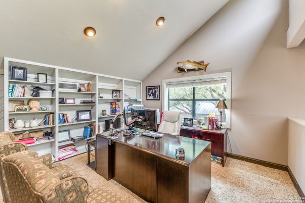 Home Office, Interior, Recessed Lighting