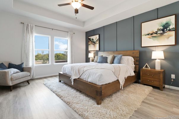 Bedroom, Interior, Wood Texture Flooring