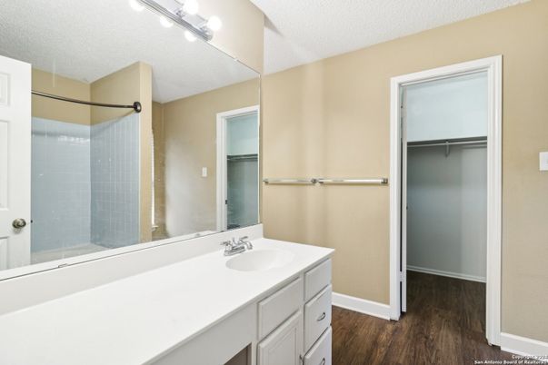 Bathroom, Interior, Wood Texture Flooring