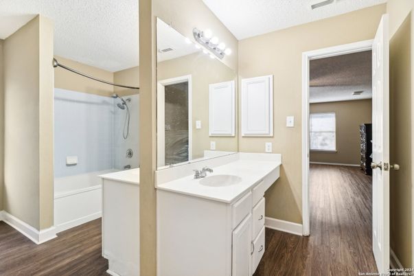 Bathroom, Interior, Wood Texture Flooring