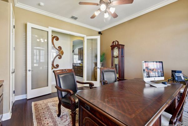 Home Office, Interior, Wood Texture Flooring