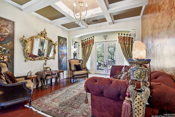 Interior, Living room, Pendant Lights, Wood Texture Flooring