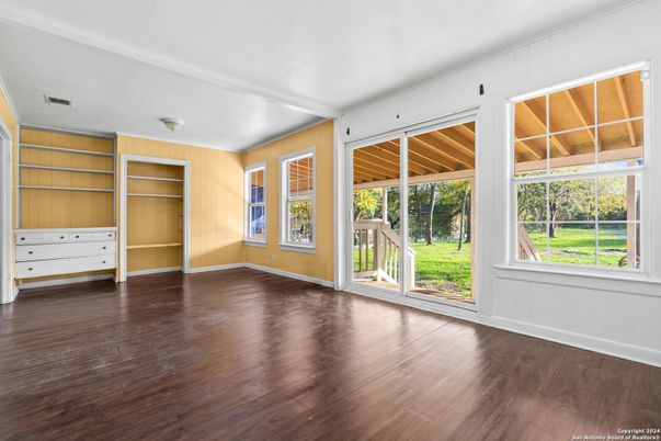 Empty room, Interior, Wood Texture Flooring