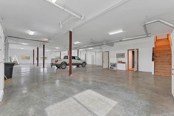 Garage, Interior, Recessed Lighting