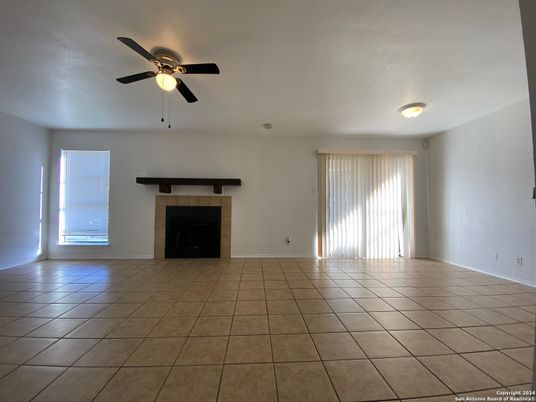 Empty room, Fireplace, Interior