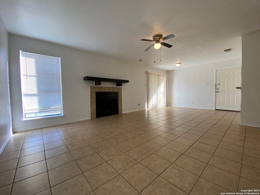 Empty room, Fireplace, Interior