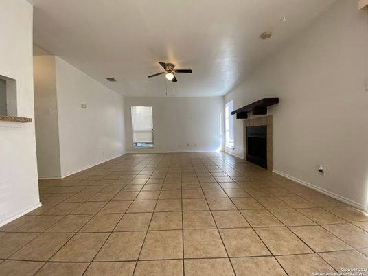 Empty room, Fireplace, Interior