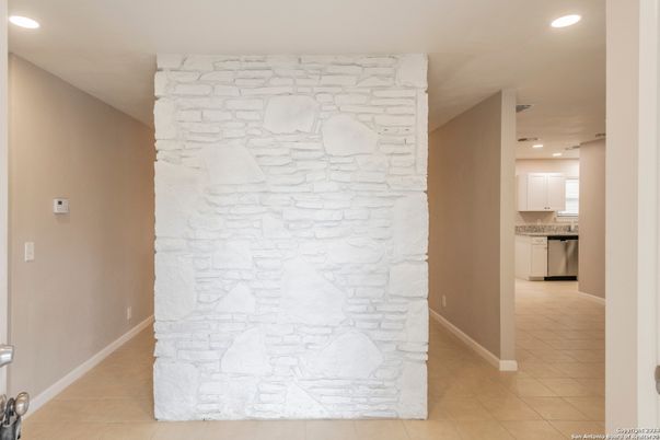 Interior, Recessed Lighting, Stone Walls
