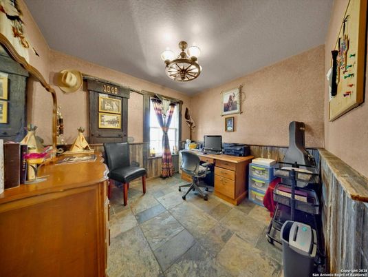 Chandelier, Home Office, Interior