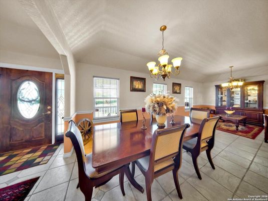 Chandelier, Dining room, Interior