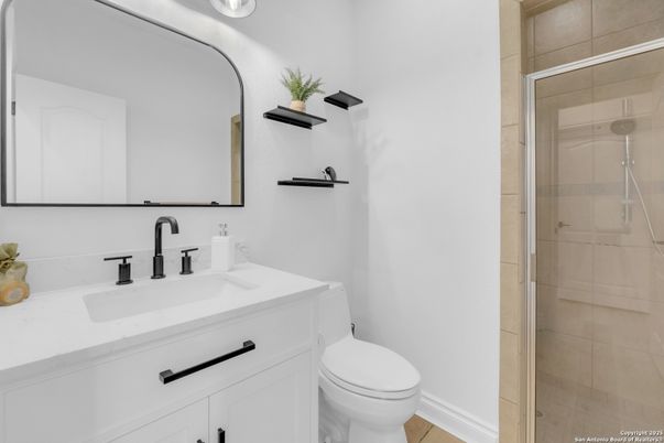 Bathroom, Glass Shower, Interior