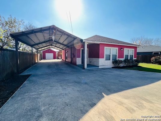 Backyard, Detached Garage, Exterior