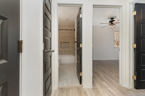 Bathroom, Interior, Wood Texture Flooring