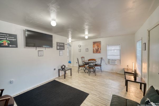 Dining room, Interior, Wood Texture Flooring