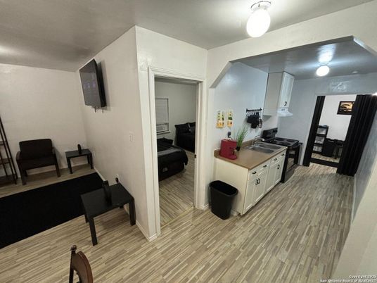 Interior, Kitchen, Wood Texture Flooring