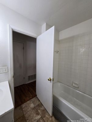 Bathroom, Interior, Wood Texture Flooring