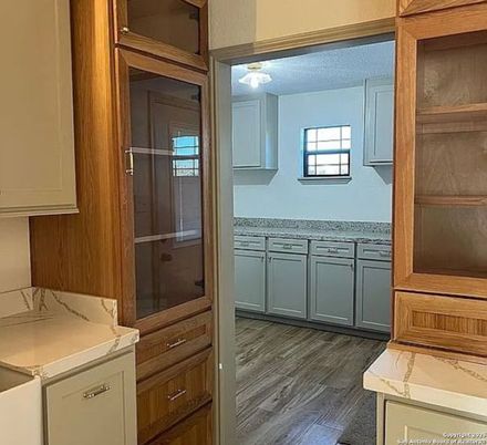 Interior, Kitchen, Wood Texture Flooring
