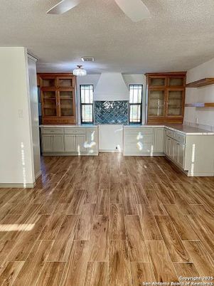 Empty room, Interior, Kitchen, Wood Texture Flooring