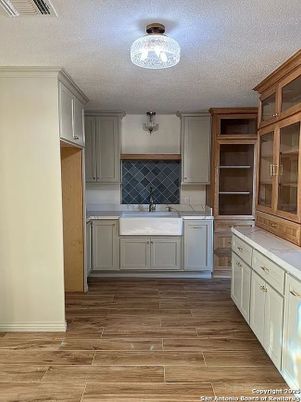 Interior, Kitchen, Wood Texture Flooring