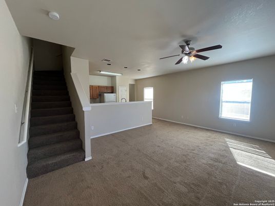 Empty room, Interior, Kitchen, Recessed Lighting