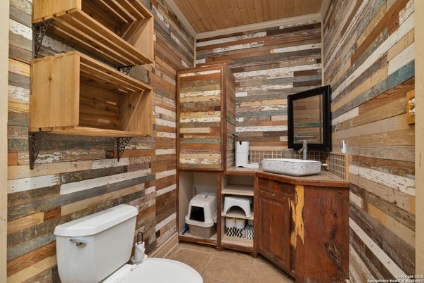 Bathroom, Interior, Wooden Ceilings, Wooden Walls