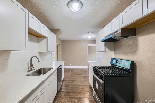Interior, Kitchen, Wood Texture Flooring