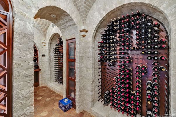 Interior, Stone Walls, Wine Storage