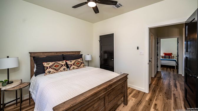 Bedroom, Interior, Wood Texture Flooring