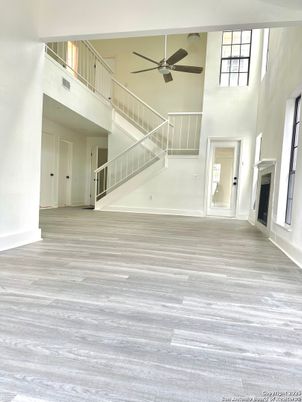 Fireplace, Interior, Wood Texture Flooring