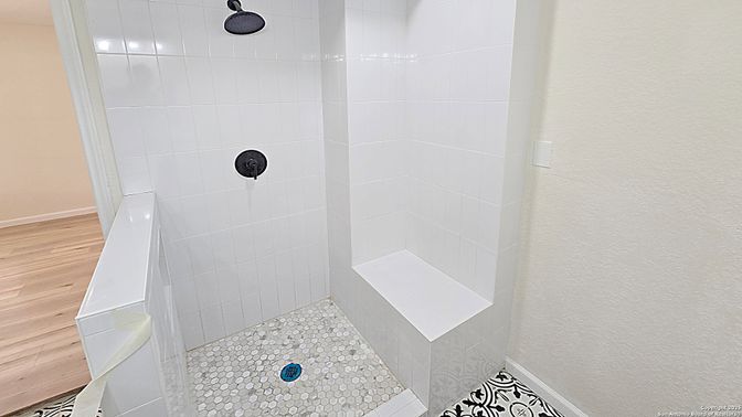 Bathroom, Interior, Wood Texture Flooring