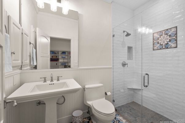 Bathroom, Glass Shower, Interior