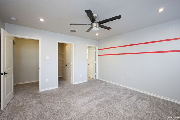 Empty room, Interior, Recessed Lighting