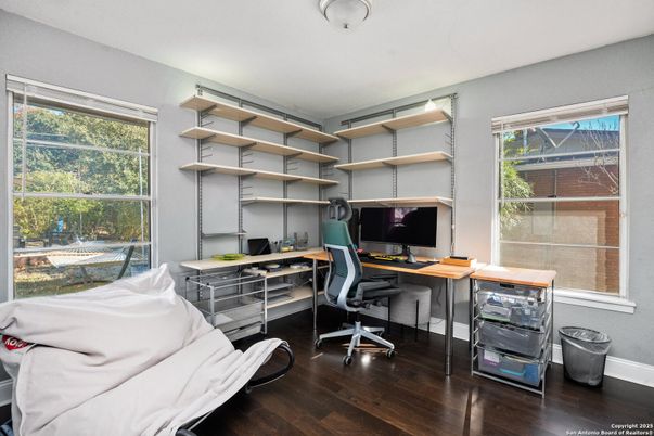Home Office, Interior, Wood Texture Flooring