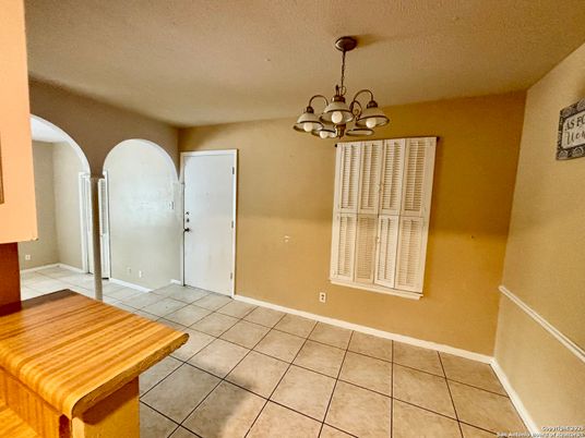 Chandelier, Empty room, Interior