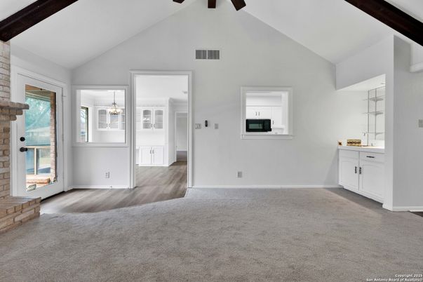 Empty room, Interior, Wood Texture Flooring