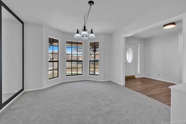 Chandelier, Empty room, Interior, Wood Texture Flooring