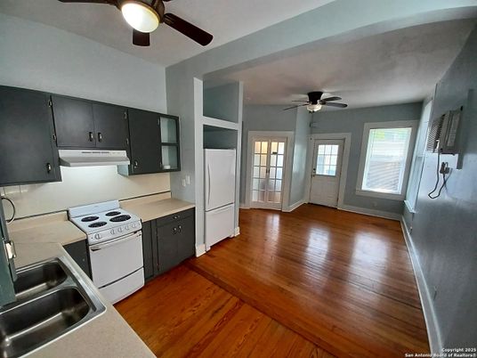 Interior, Kitchen, Wood Texture Flooring