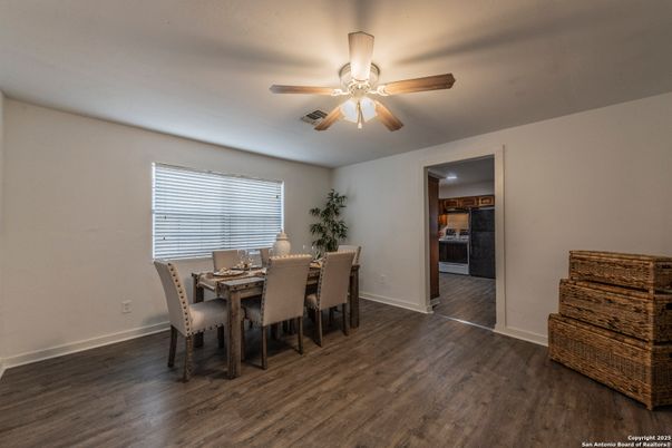 Dining room, Interior, Wood Texture Flooring