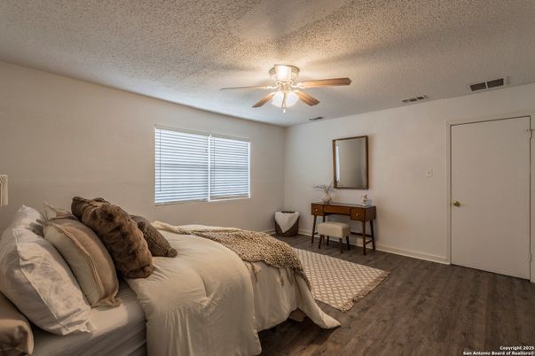 Bedroom, Interior, Wood Texture Flooring